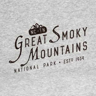 Great Smoky Mountains National Park Mountain Group Family Vacation T-Shirt